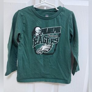 NFL Philadelphia Eagles Green T-Shirt, Size 4T